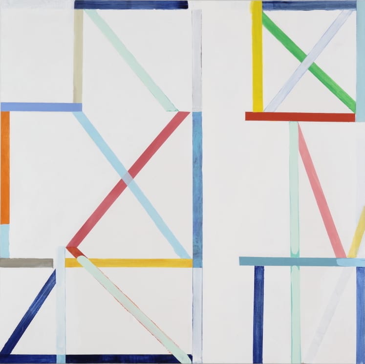 Antonia Sellbach 'Unstable Object #27
' 2019 acrylic on linen 150 x 150 cm