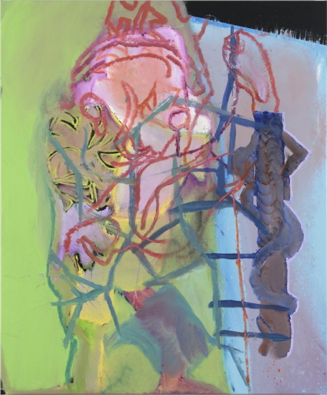 Rhys Lee 'Grand Concourse' 2019 oil on canvas 142 x 117 cm