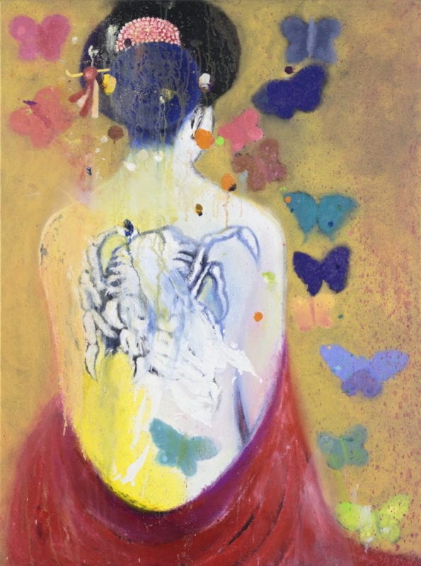 Rhys Lee ''Spider Women' from New Hundred Ghost Stories series (after Tenmyouya Hisashi)' 2019 oil on canvas 102 x 76 cm