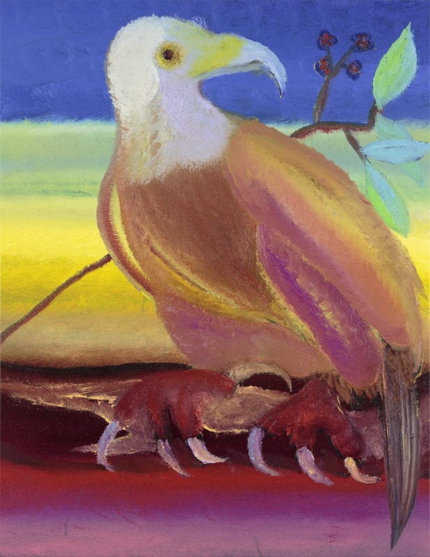 Rhys Lee 'Sea Eagle' 2019 oil on canvas 98 x 76 cm 