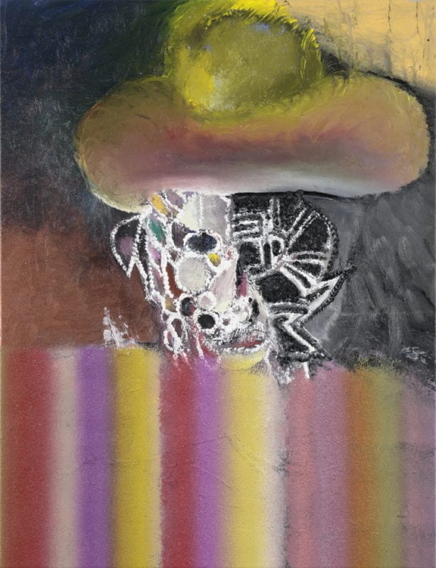 Rhys Lee 'Saying it all & more' 2019 oil on canvas 78 x 60 cm