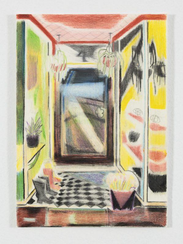 Pia Murphy 'Studio drawing 8' 2025 mixed media on paper 30 x 21 cm $490 unframed, $750 framed