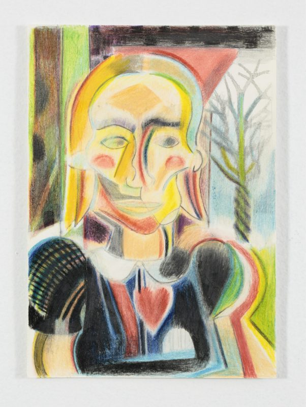 Pia Murphy 'Studio drawing 7' 2025 mixed media on paper 30 x 21 cm $490 unframed, $750 framed