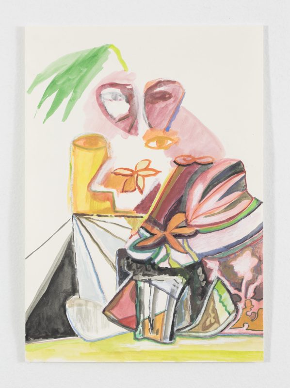 Pia Murphy 'Studio drawing 1' 2025 mixed media on paper 42 x 30 cm $690 unframed, $990 framed