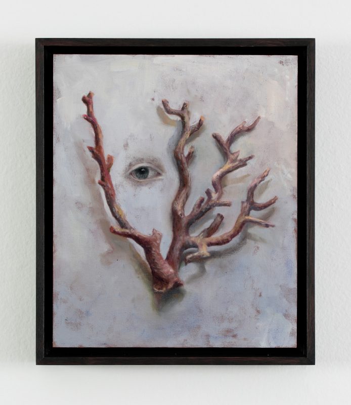 Kez Hughes 'Fortune' 2025 oil on board 30.5 x 25.5 cm $2,000