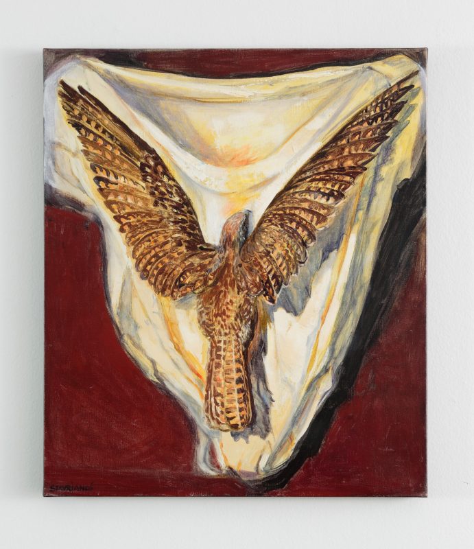 Wendy Stavrianos 'Wild pouch' 2004 oil on linen 72 x 61 cm $5,500