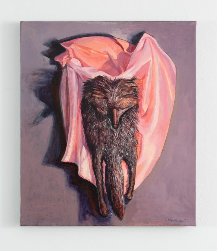 Wendy Stavrianos 'Gathering the wild' 2003 oil on linen 72 x 61 cm $5,500