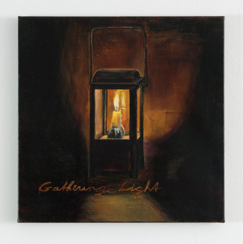 Wendy Stavrianos 'Gathering light' 2004 oil on linen 46 x 46 cm $3,000