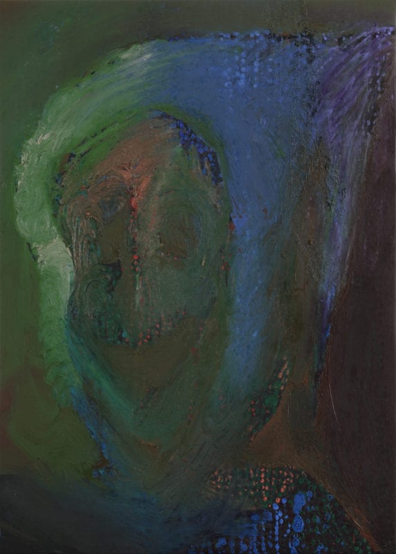 Rhys Lee SPIT SHINE #13 2016 Oil on linen 107 x 76 cm 