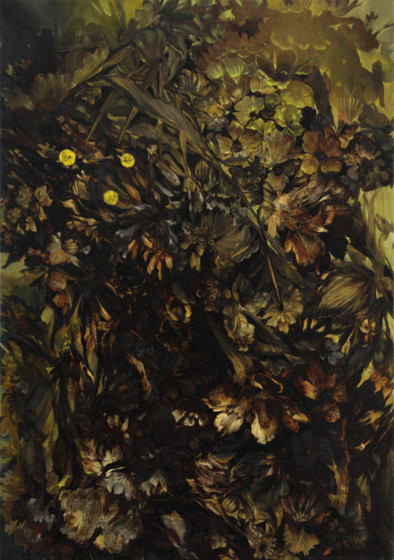 Karla Marchesi 'Shaking bush' 2021 oil on linen 85 x 60 cm