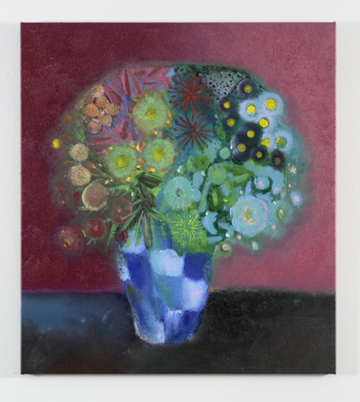 Rhys Lee 'Romantic's bouquet ' 2021 oil on canvas 97 x 86.5 cm