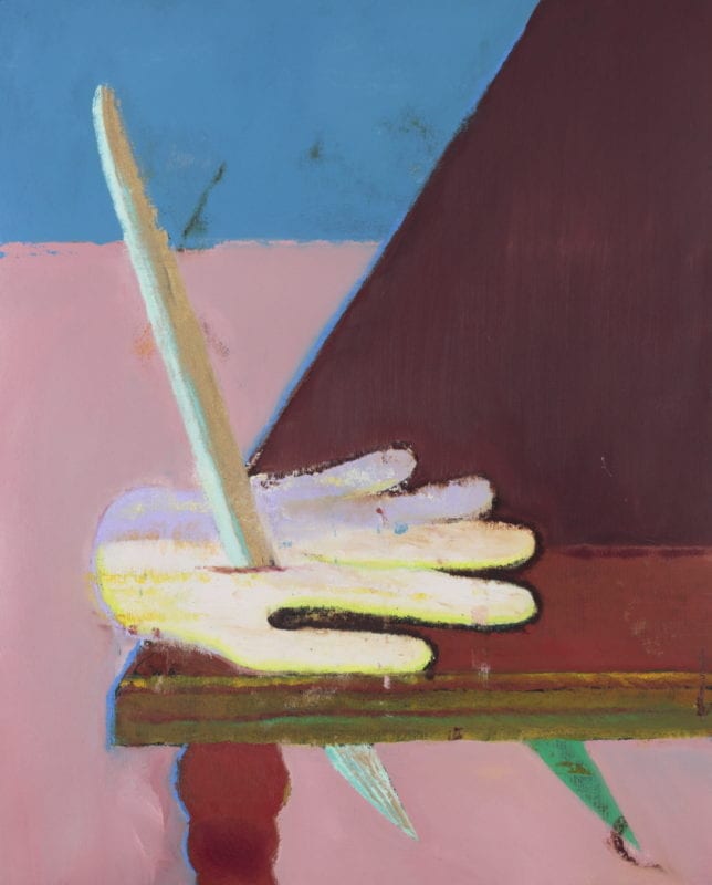 Rhys Lee 'Painting 6' 2017 Oil on canvas 105 x 82 cm