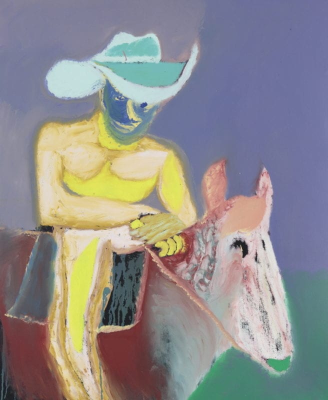 Rhys Lee 'Painting 10' 2017 Oil on canvas 99 x 78 cm
