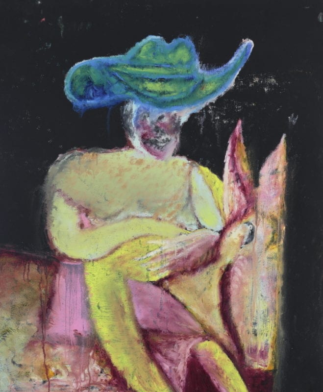 Rhys Lee 'Painting #9' 2017 oil on canvas 99.5 x 79 cm 