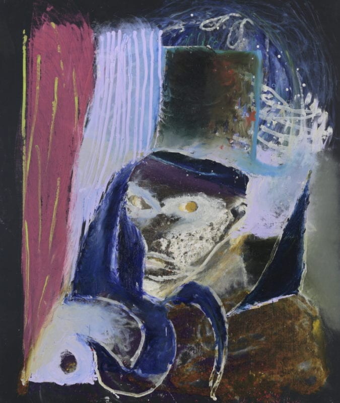 Rhys Lee 'Painting 8' 2017 Oil on canvas 100 x 79 cm
