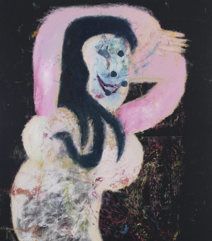 Rhys Lee 'Painting 7' 2017 Oil on canvas 99 x 83 cm
