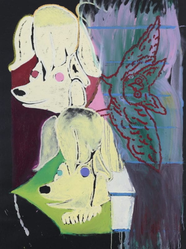 Rhys Lee 'Painting 4' 2017 Oil on canvas 130 x 93 cm
