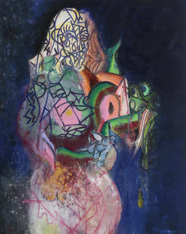 Rhys Lee 'Twice shy' 2020 oil on canvas 205 x 163 cm