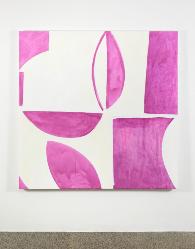 Antonia Sellbach 'Dots and arcs (the monochromes) 2' 2023 acrylic paint on gesso 160 x 160 cm $7,500