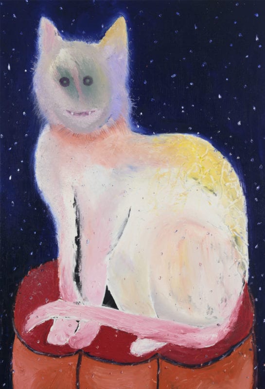 Rhys Lee 'Pussycat, Pussycat No. 2' 2018 Oil on canvas 126 x 86 cm