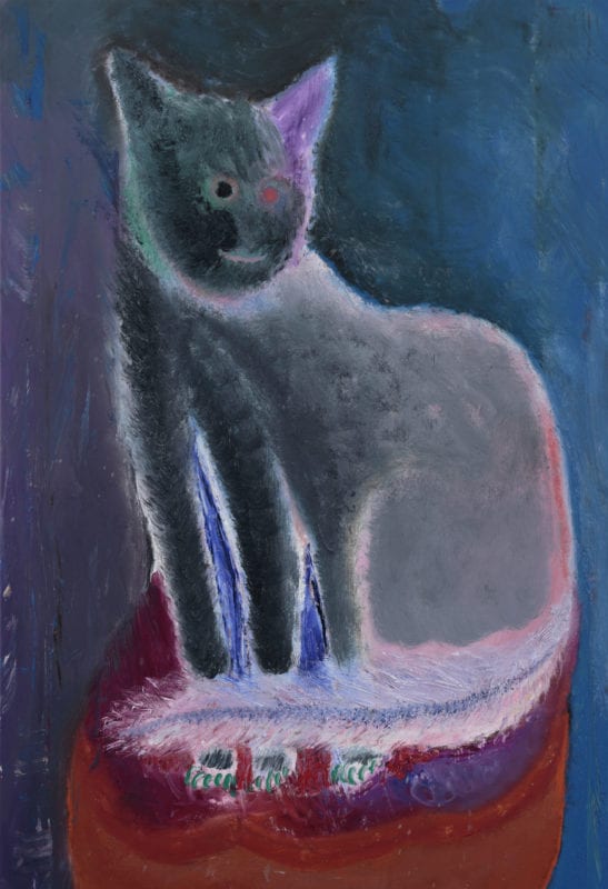 Rhys Lee 'Pussycat, Pussycat No. 1' 2018 Oil on canvas 126 x 86 cm