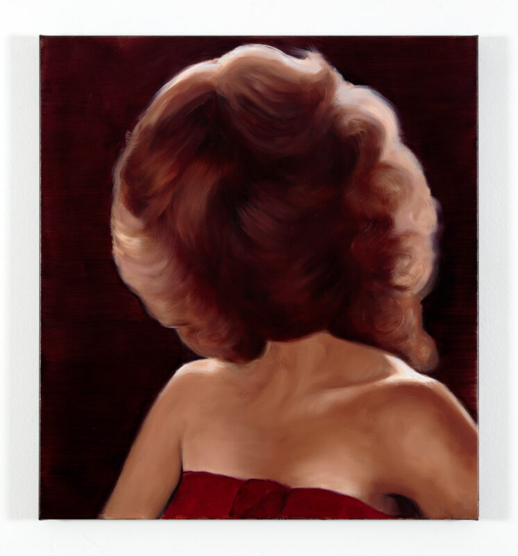 Heidi Yardley 'Design for scandal' 2023 oil on linen 55.5 x 50.5 cm $4,900