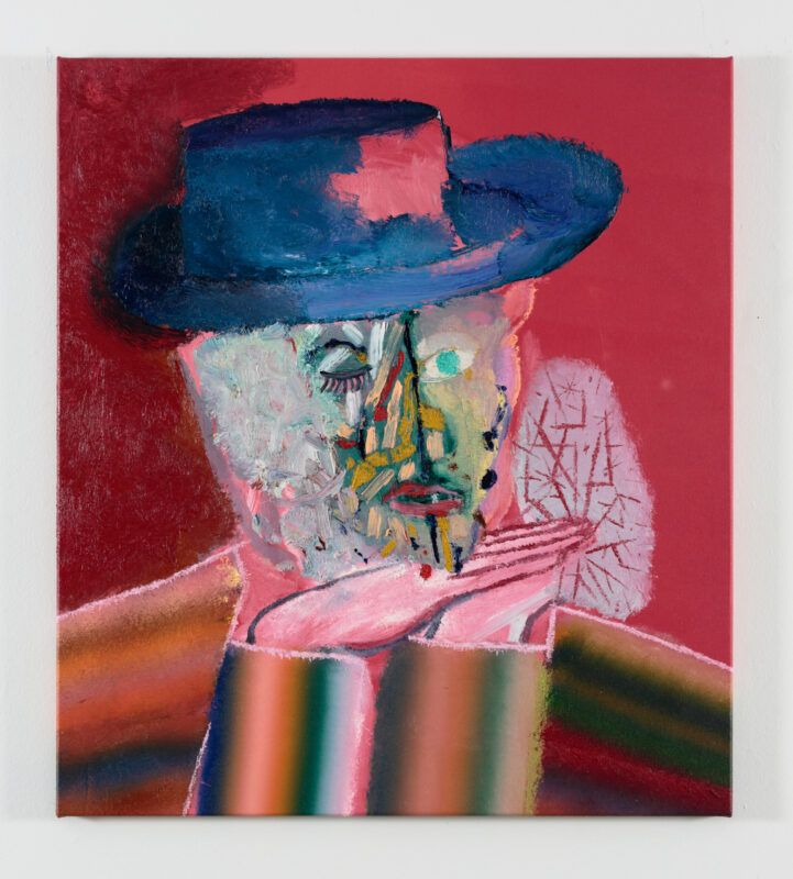 Rhys Lee 'The psilocybin' 2022 oil on canvas 92 x 81 cm 