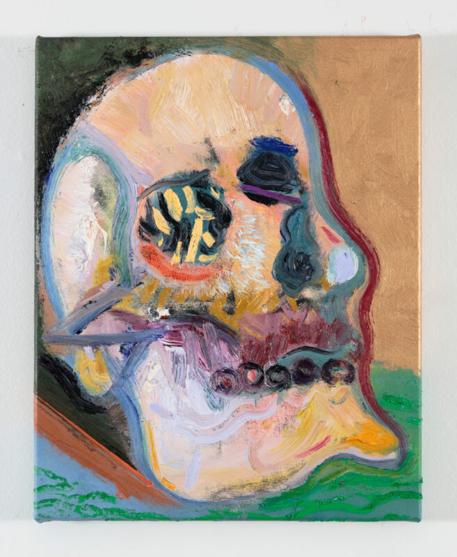 Rhys Lee 'Decay' 2022 oil on canvas 51 x 41 cm