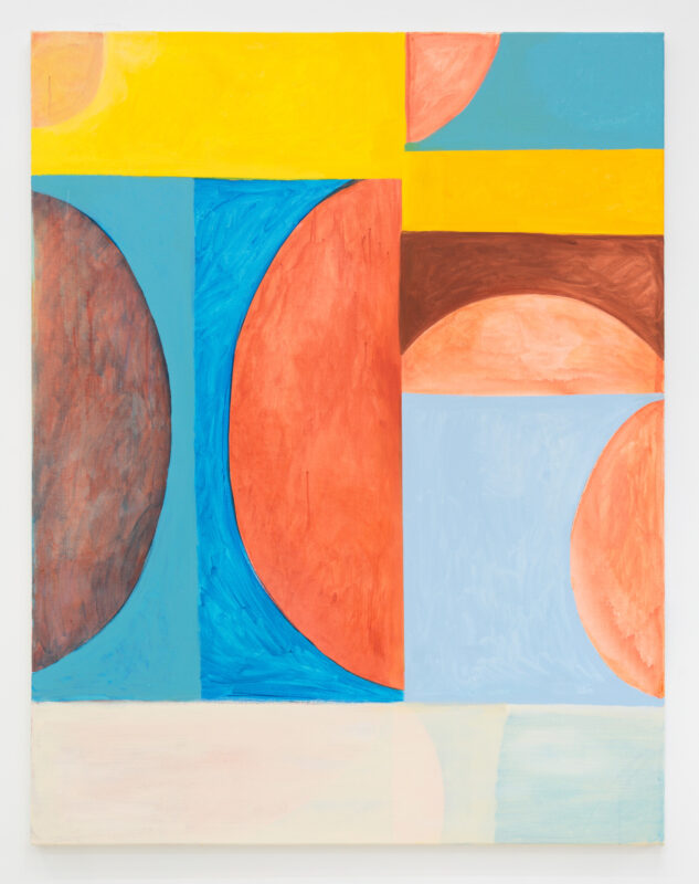 Antonia Sellbach 'Some way, shape or form 3' 2024 acrylic on linen 150 x 117 cm $4,900
