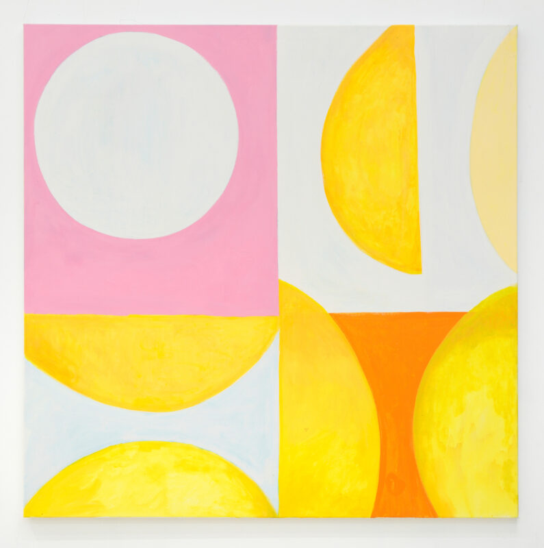 Antonia Sellbach 'Some way, shape or form 9' 2024 acrylic on linen 150 x 150 cm $6,500