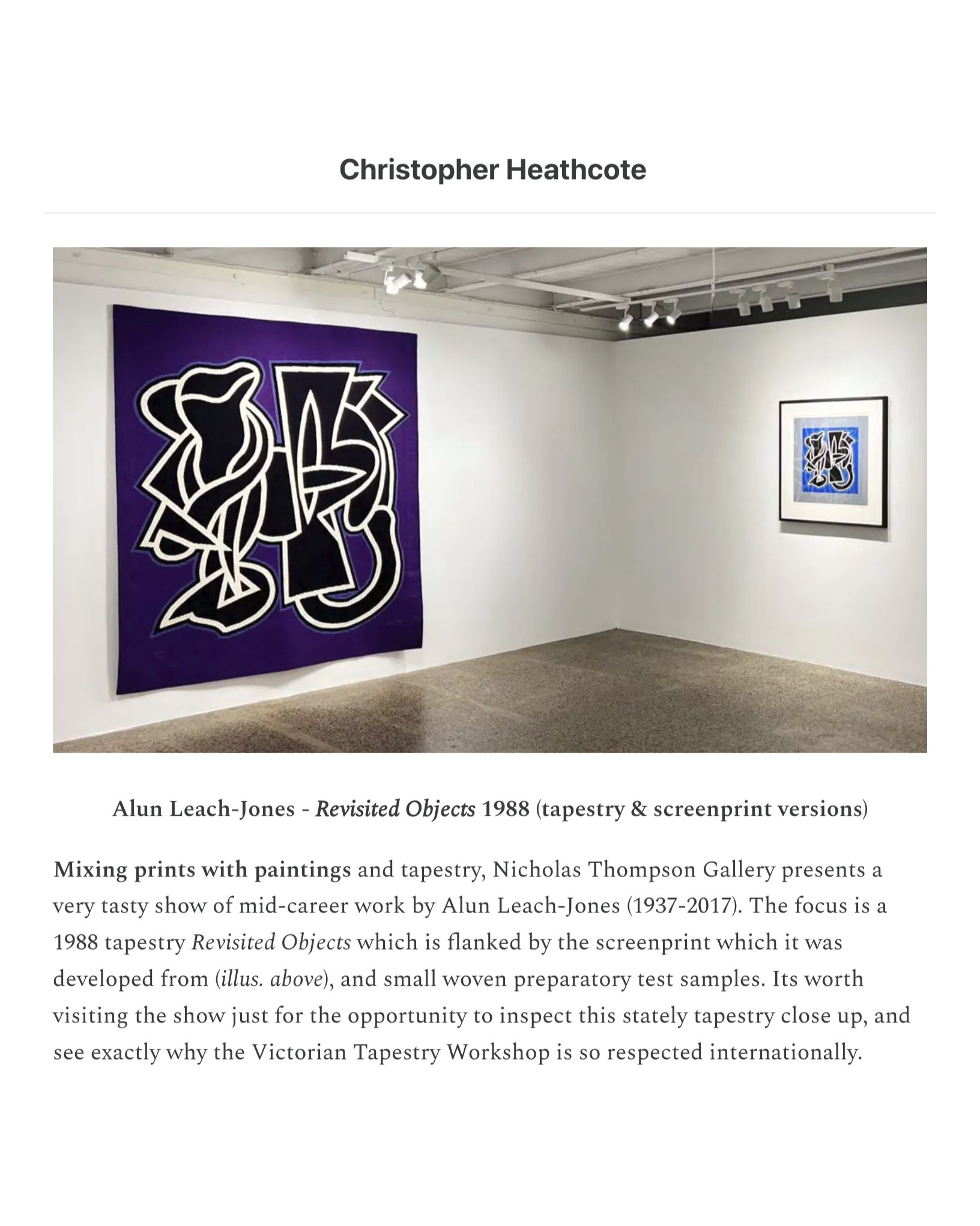 Alun Leach-Jones Archives - Nicholas Thompson Gallery