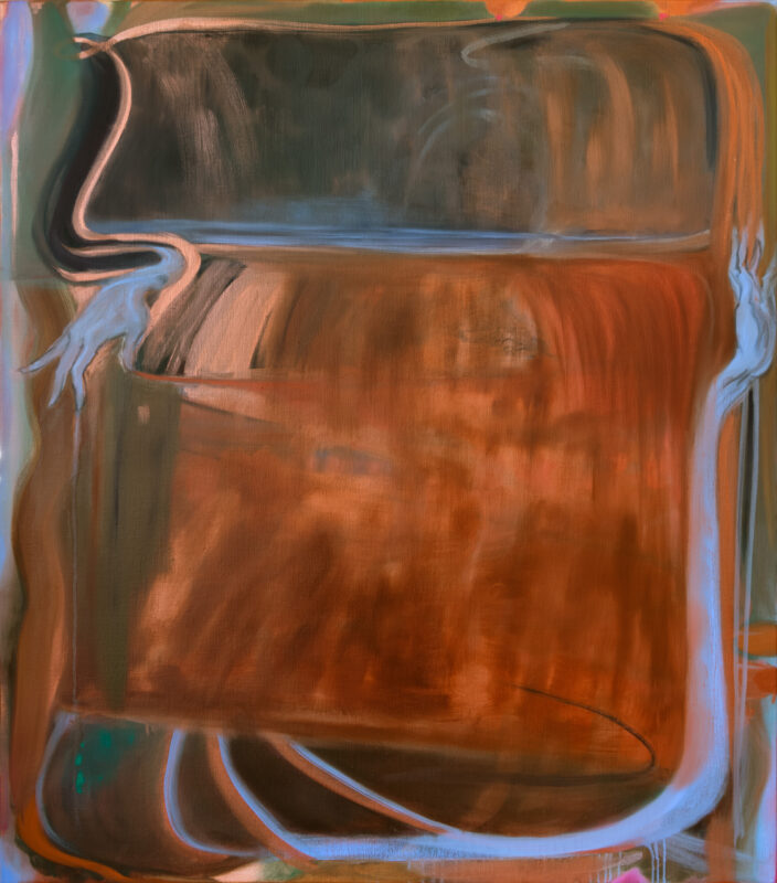 Elyss McCleary 'Sculptor' 2022 oil on linen 122 x 107.3 cm