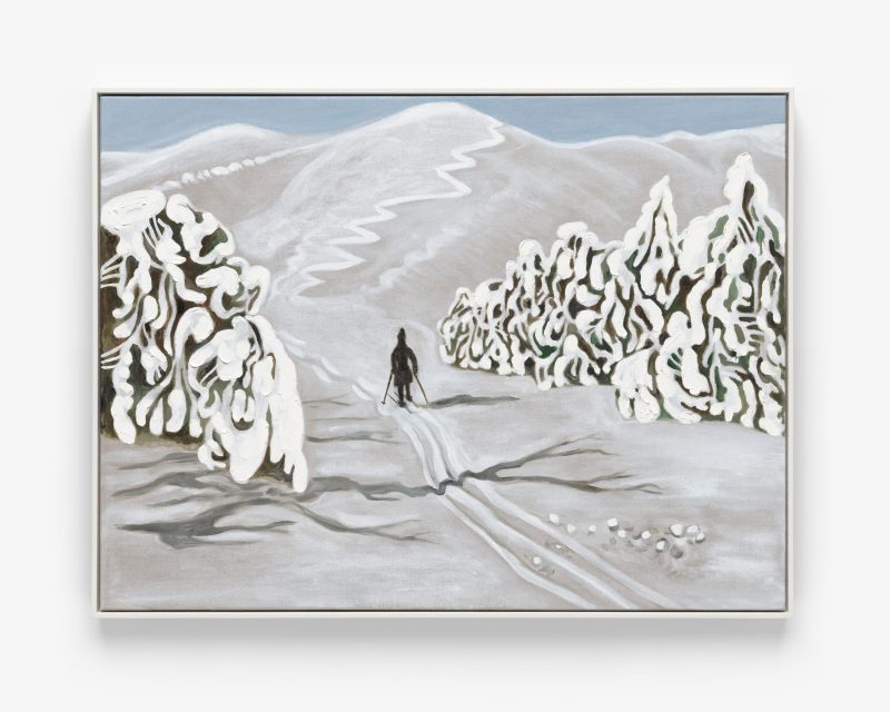 Tai Snaith 'Soft rebellion (Rückenfigur)' 2025 oil on linen, framed 76 x 102 cm $6,900