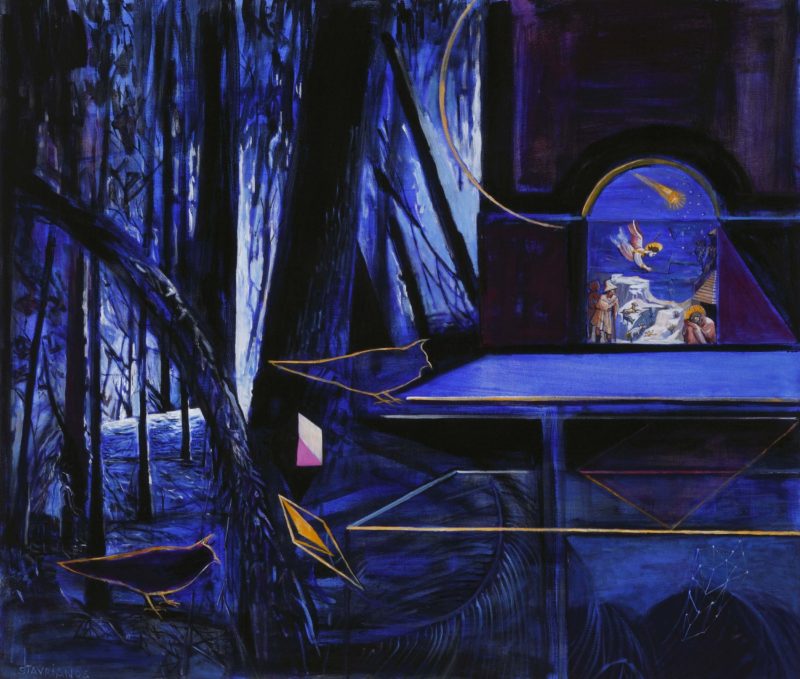 Wendy Stavrianos 'The dream room' 2011 acrylic on linen 91 x 107 cm