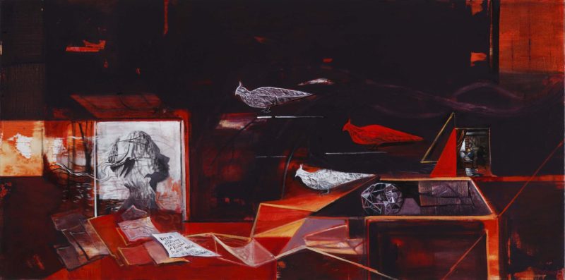 Wendy Stavrianos 'The forgotten room' 2011 oil on linen 92 x 183 cm 