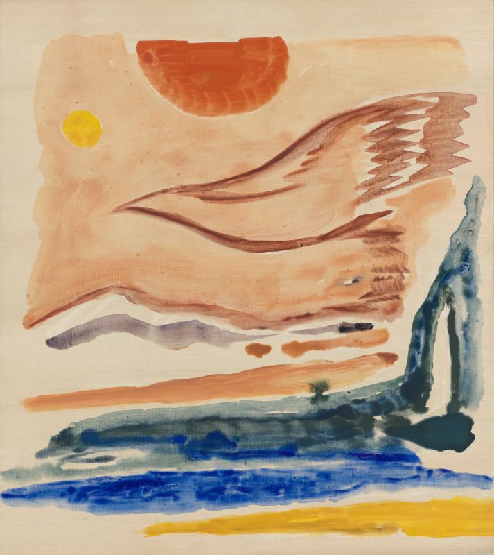 Betra Fraval 'Taking flight' 2025 oil on linen 91.5 x 81.5 cm $5,900