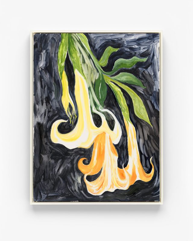 Tai Snaith 'Tenderhooks' 2025 oil on clay board, framed 40 x 30 cm $1,900