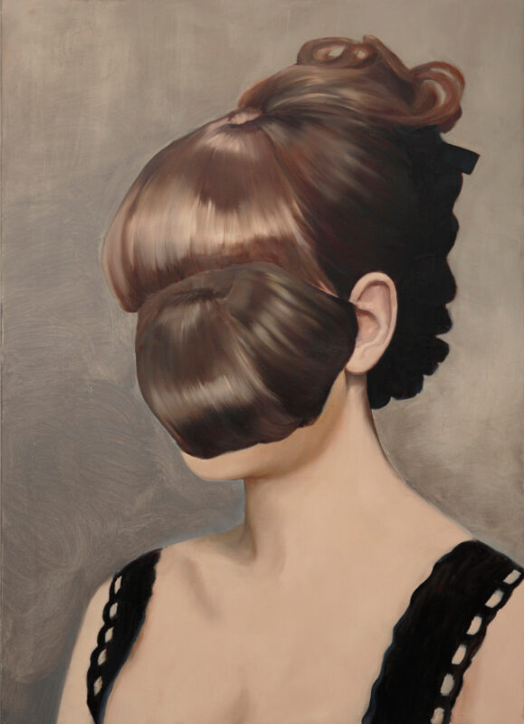 Heidi Yardley 'The masked bride' 2024 oil on linen, unframed 140 x 100 cm $11,000