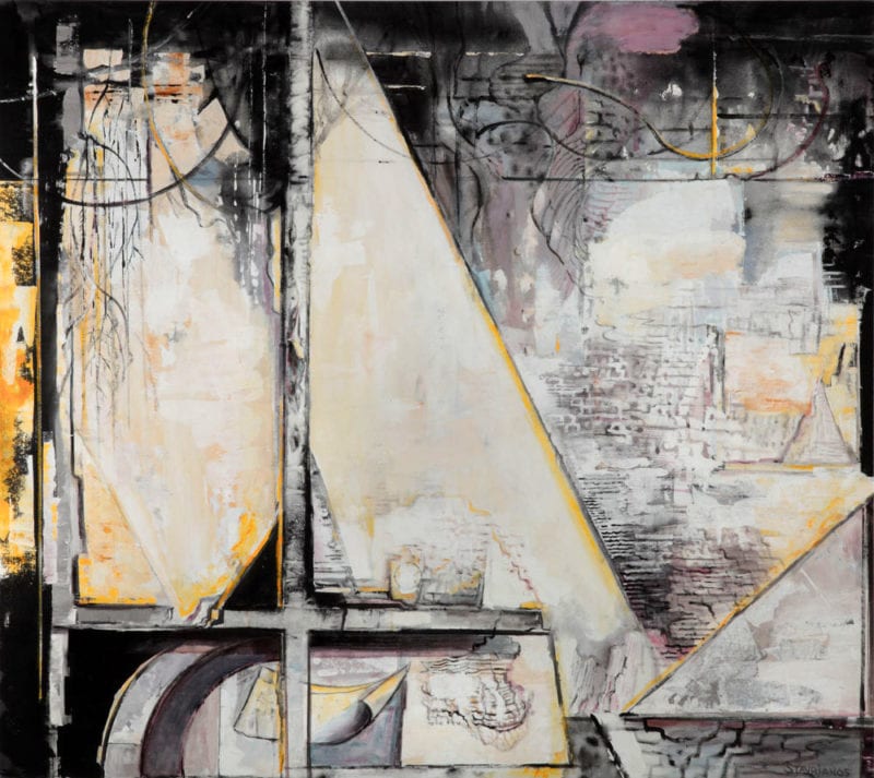 Wendy Stavrianos 'Through the Window of an Inner Room' 2018-19 acrylic on canvas 152 x 171 cm $25,000