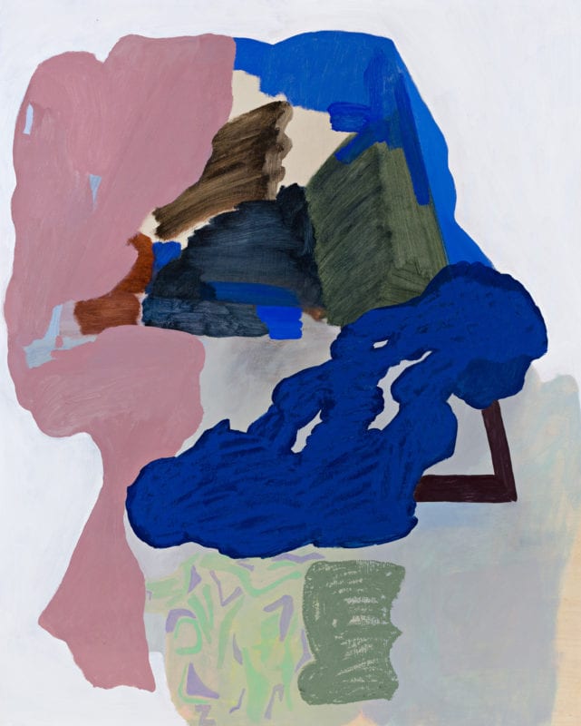 Tonee Messiah 'Tremor' 2020 oil on wood panel 76 x 61 cm SOLD