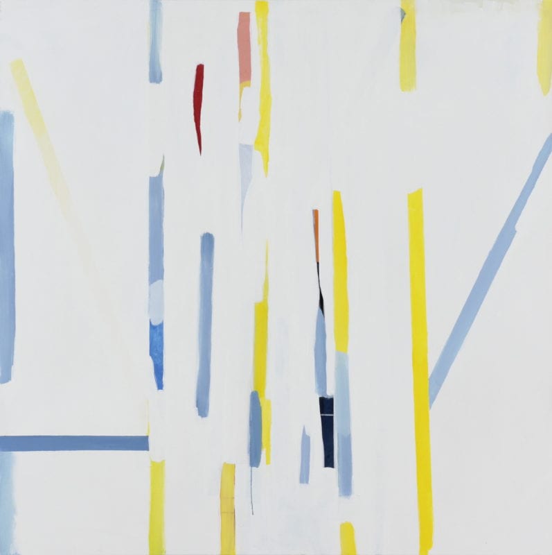 Antonia Sellbach 'Unstable Object #48' 2020 acrylic and gesso on linen 150 x 150 cm