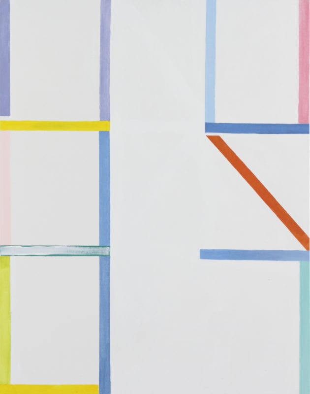 Antonia Sellbach 'Unstable Object #41' 2020 acrylic and gesso on linen 150 x 117 cm