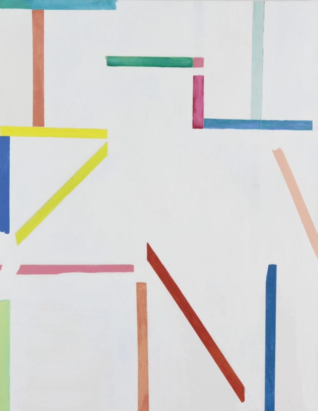 Antonia Sellbach 'Unstable Object #42' 2020 acrylic and gesso on linen 150 x 117 cm
