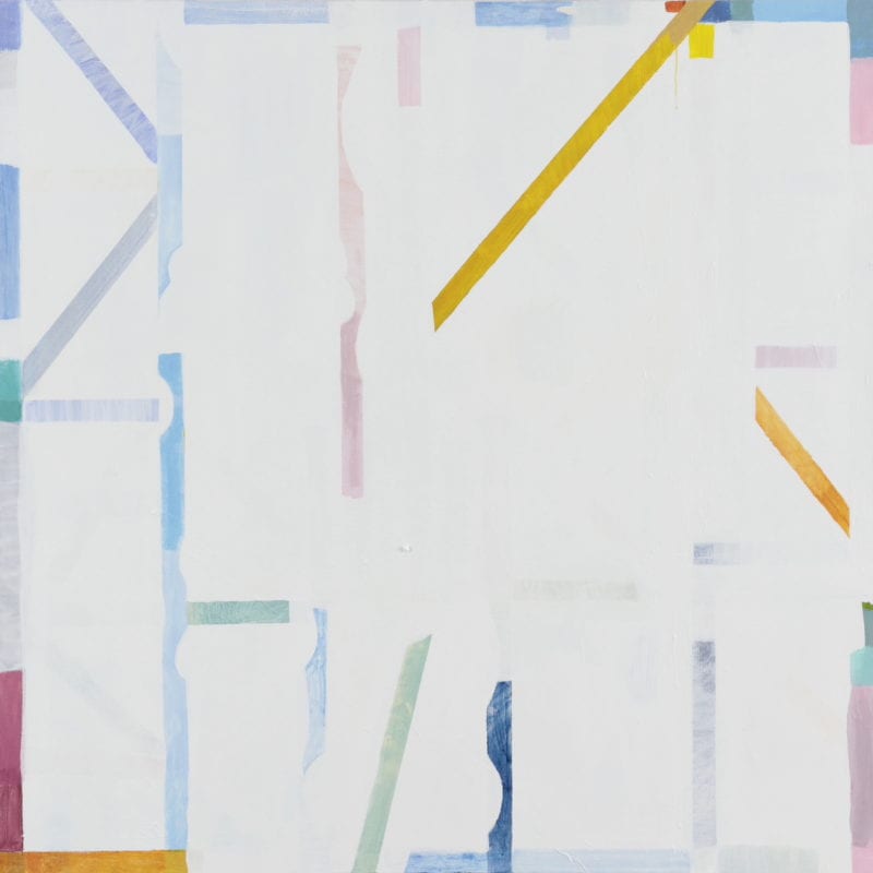 Antonia Sellbach 'Unstable Object #47' 2020 acrylic and gesso on linen 150 x 150 cm $6,500
