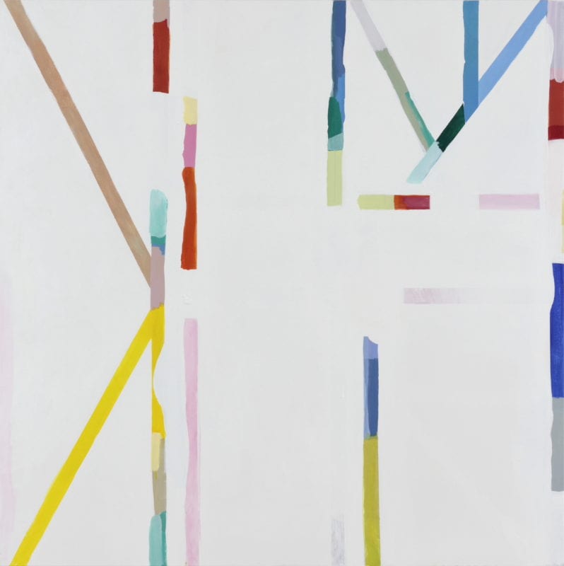 Antonia Sellbach 'Unstable Object #50' 2021 acrylic and gesso on linen 150 x 150 cm