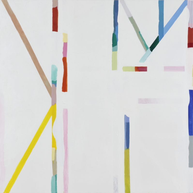 Antonia Sellbach 'Unstable Object #50' 2021 acrylic and gesso on linen 150 x 150 cm $6,500