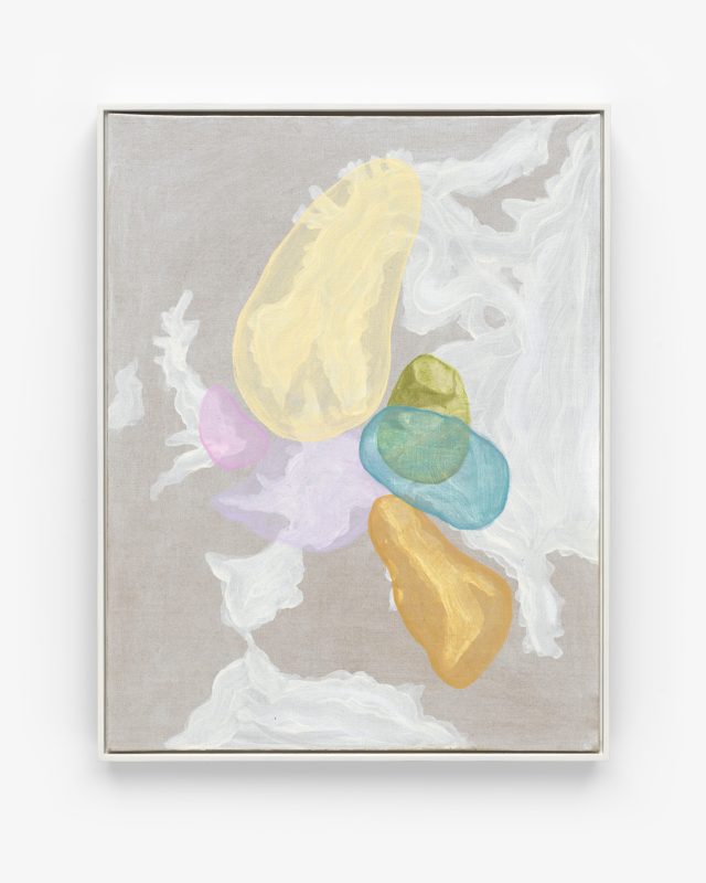 Tai Snaith 'Ethnicity estimate' 2025 oil on linen board, framed 45.5 x 30.5 cm $2,000