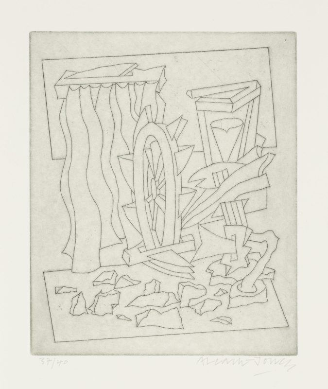 Alun Leach-Jones 'Within the wheel' 2005 etching, from edition of 40 27 x 22.5 cm $300