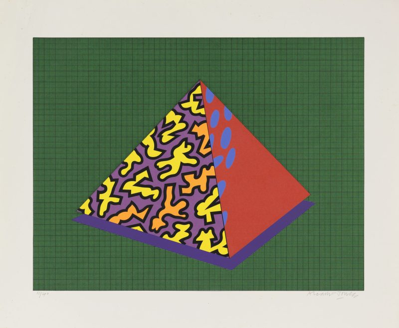 Alun Leach-Jones 'Affinities - A tribute to Vernon Watkins - suite of 7' 1971 screenprint, from edition of 40 58 x 76 cm $900