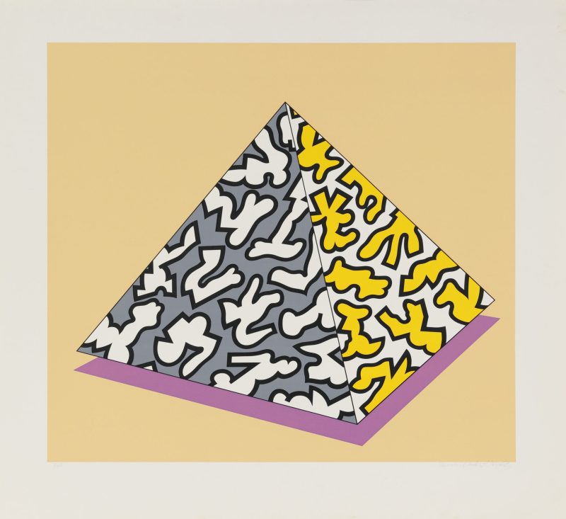 Alun Leach-Jones 'Affinities - A tribute to Vernon Watkins - suite of 7' 1971 screenprint, from edition of 40 66 x 74 cm $900